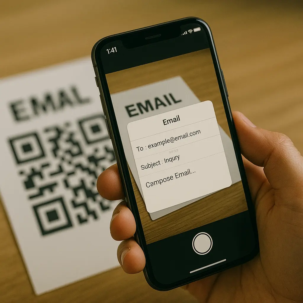 Email to QR Code Generator