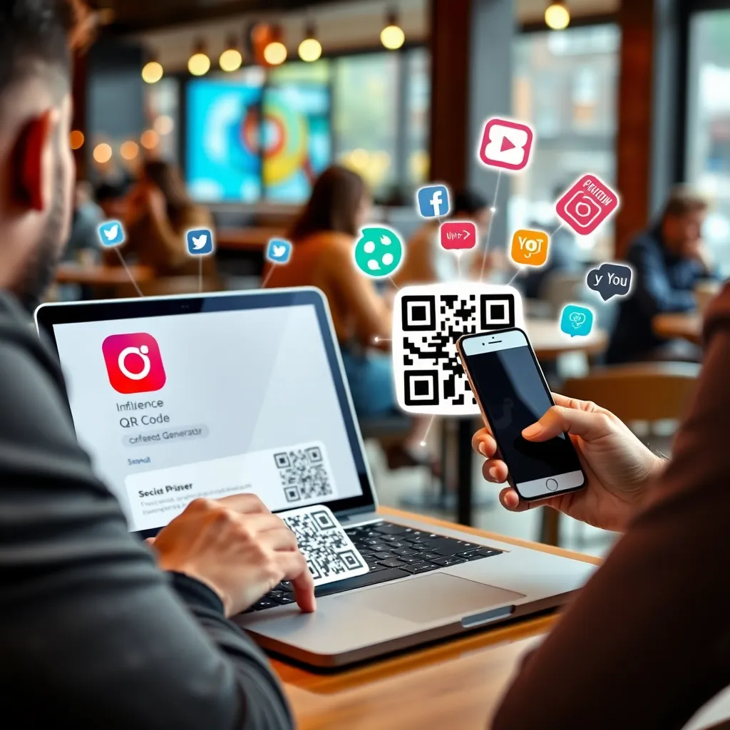 Social Media to QR Code Generator